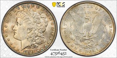 1901 $1 MS62