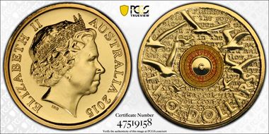 2015-C $2 Remembrance Day In Flanders Fields Colorized MS69