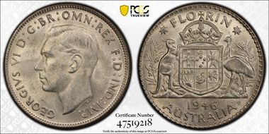 1946(m) Florin MS62