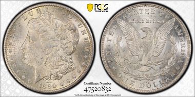1890-CC $1 MS62