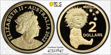 2022 $2 Indigenous Baby - Baby Set PR70DCAM