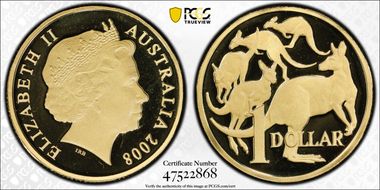 2008 $1 PR69DCAM
