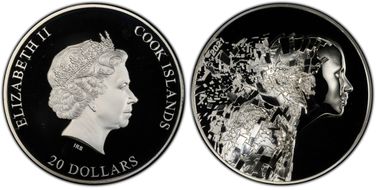 2021 $20 Silver Burst High Relief PR69DCAM