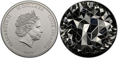 2022 $10 Silverland – The Rock UHR 2oz Ag PR69