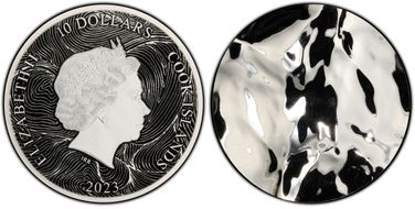2023 $10 The Wave High Relief Ag 2oz PR69DCAM
