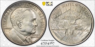 1936 50C Robinson AU58