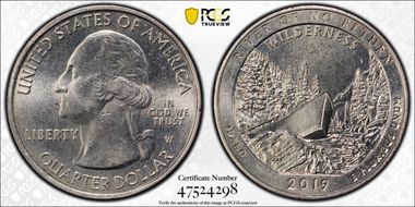 2019-W 25C Frank Church River of No Return NP MS63