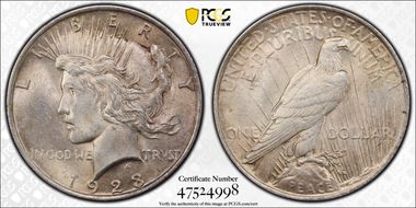 1923 $1 MS62