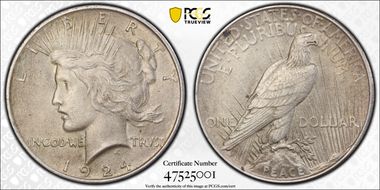 1924 $1 MS61