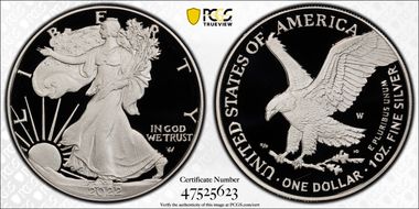 2022-W  $1 Silver Eagle Congratulations Set PR70DCAM
