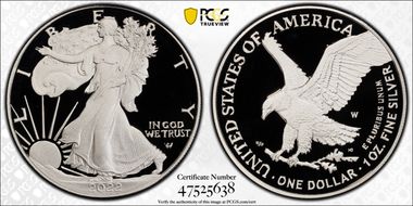 2022-W  $1 Silver Eagle PR70DCAM