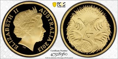 2013 5C Gold PR70DCAM