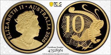 2020 10C Gold PR70DCAM