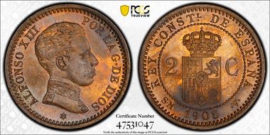 1905-SM V 2C MS63BN