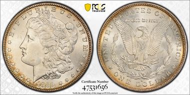 1889-S $1 MS62