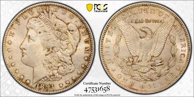 1891-CC $1 MS62