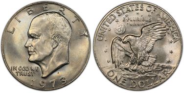 1973 $1 MS66