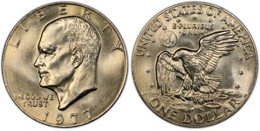 1977 $1 MS66