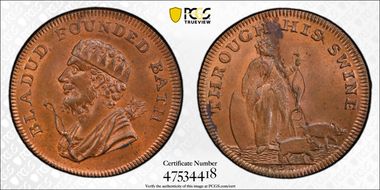 1794 Tk 1/4D DH-115 Somersetshire, Bath MS64RB