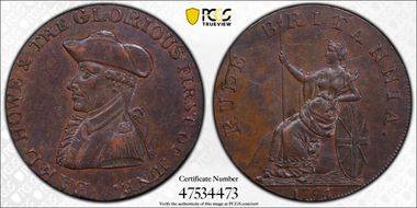 1794 Tk 1/2D DH-15 Hampshire, Emsworth AU58BN