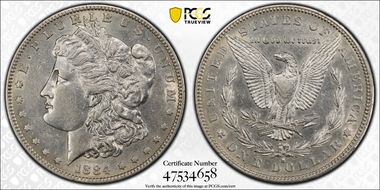 1884-S $1 XF45