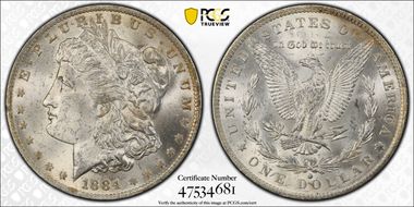 1884-O $1 MS63