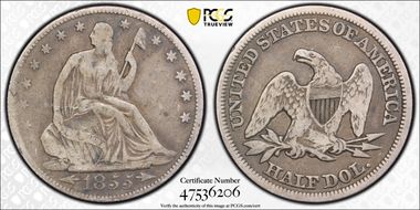 1855/54 50C Arrows F12