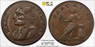 1793 Tk 1/4D DH-1156 Middlesex, Newton AU55BN