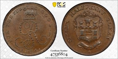 1794 Tk 1/2D DH-23 Sussex, Frant MS63BN