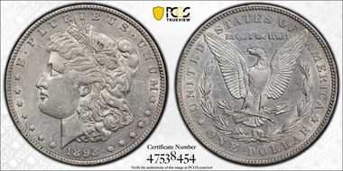 1893 $1 XF45
