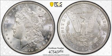 1879-S $1 MS65