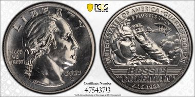 2023-S 25C Bessie Coleman MS65+
