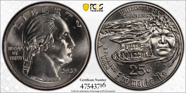 2023-S 25C Edith Kanaka'ole MS67