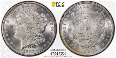 1882-CC $1 VAM 2C, Counter Clash GSA Hoard MS63