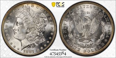 1881-O $1 MS64