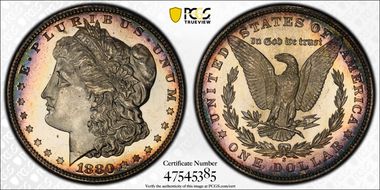 1880-S $1 MS65PL