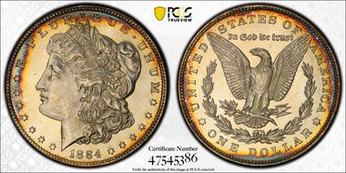 1884 $1 MS65