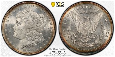 1878 7TF $1 Reverse of 1878 MS63