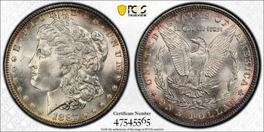 1887 $1 MS64