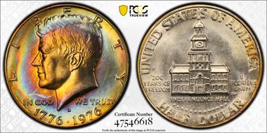 1976-D 50C Clad MS66