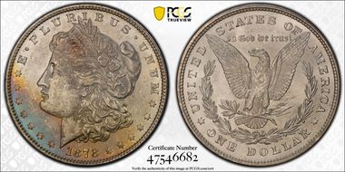 1878 8TF $1 VAM 2 Lines in LIB MS61