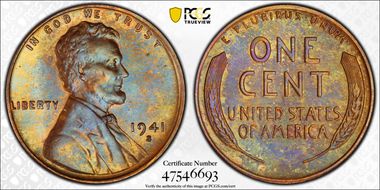 1941-S 1C MS64BN