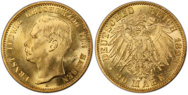 1898-A 20 Mk J-225 MS63