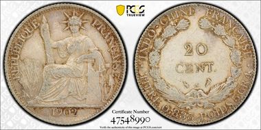 1902-A 20C Lec-205 VF35