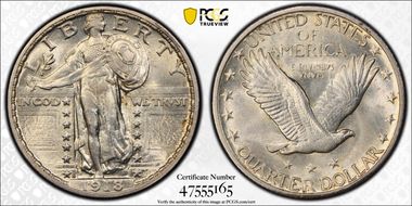 1918-S 25C MS63