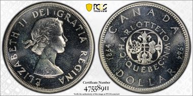 1964 S$1 Confederation PL65