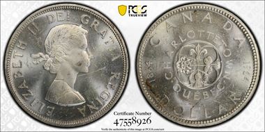 1964 S$1 Confederation MS63
