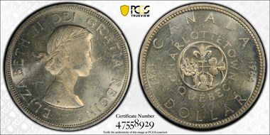 1964 S$1 Confederation MS62