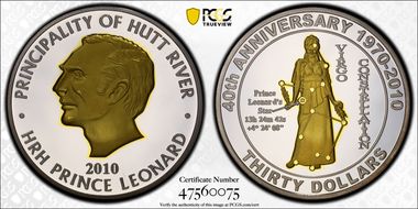 2010 $30 Secession PR69DCAM