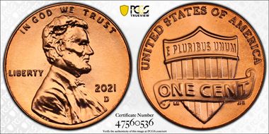 2021-D 1C Shield MS67RD